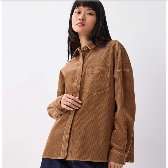 Oversized corduroy shirt - Picture 1 of 5
